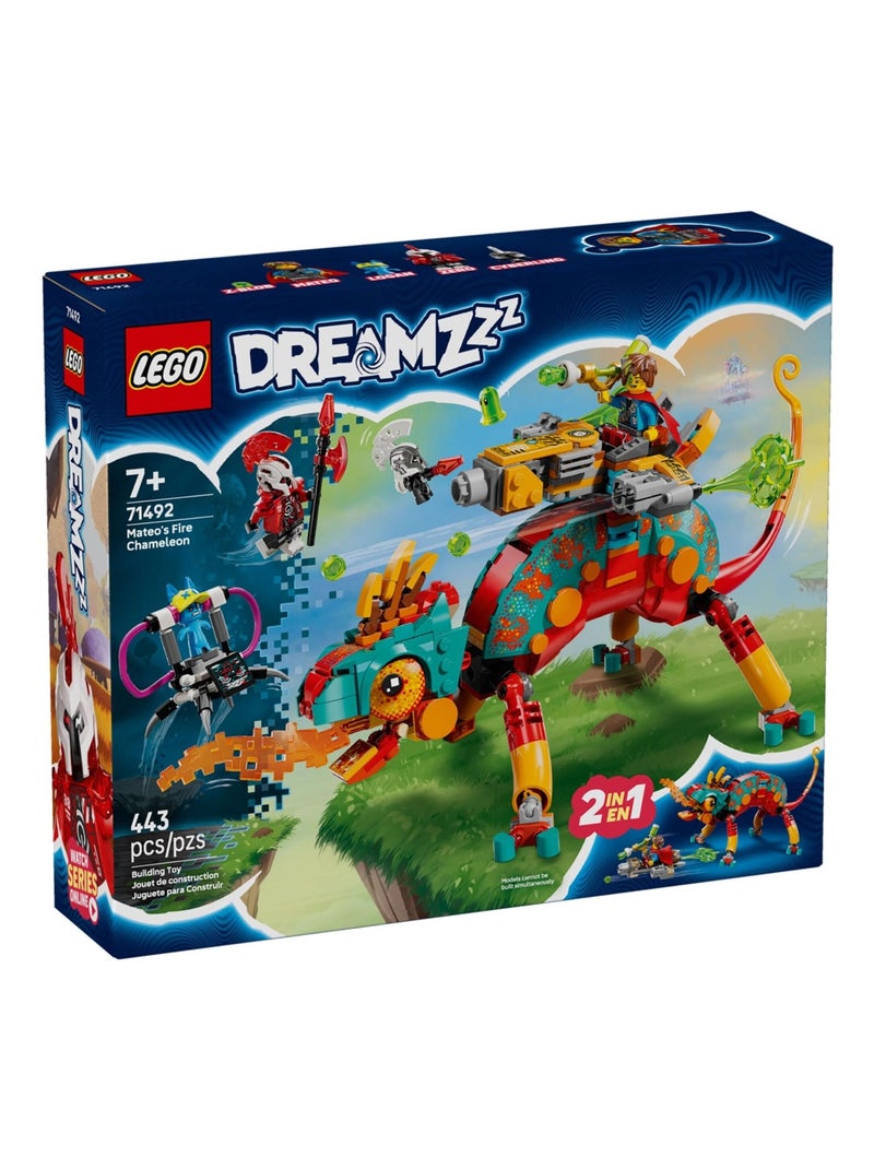 LEGO Dreamzzz - Le caméléon magique cracheur de feu de Mateo - 71492 Rouge - Kiabi