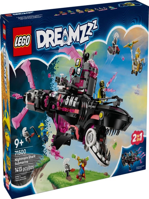 LEGO DREAMZzz - Sous-marin requin des cauchemars 71500 pour enfants - Kiabi