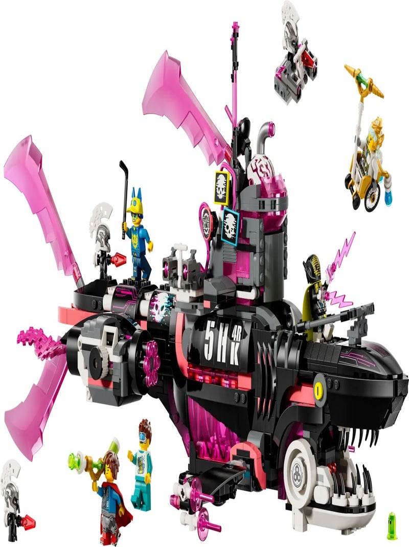 LEGO DREAMZzz - Sous-marin requin des cauchemars 71500 pour enfants Rouge - Kiabi