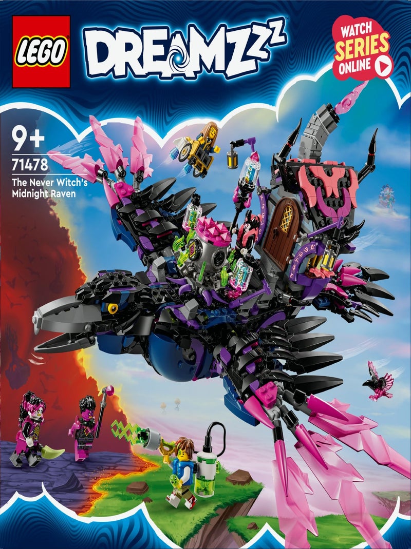 LEGO DREAMZzz : Le Corbeau de Minuit de la Sorcière des Cauchemars - 71478 Vert - Kiabi
