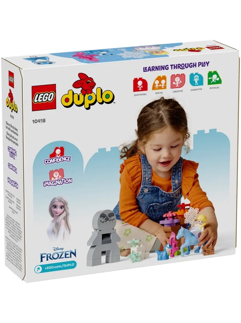 LEGO DUPLO - Elsa et Bruni dans la forêt enchantée - 10418 Multicolore - Kiabi
