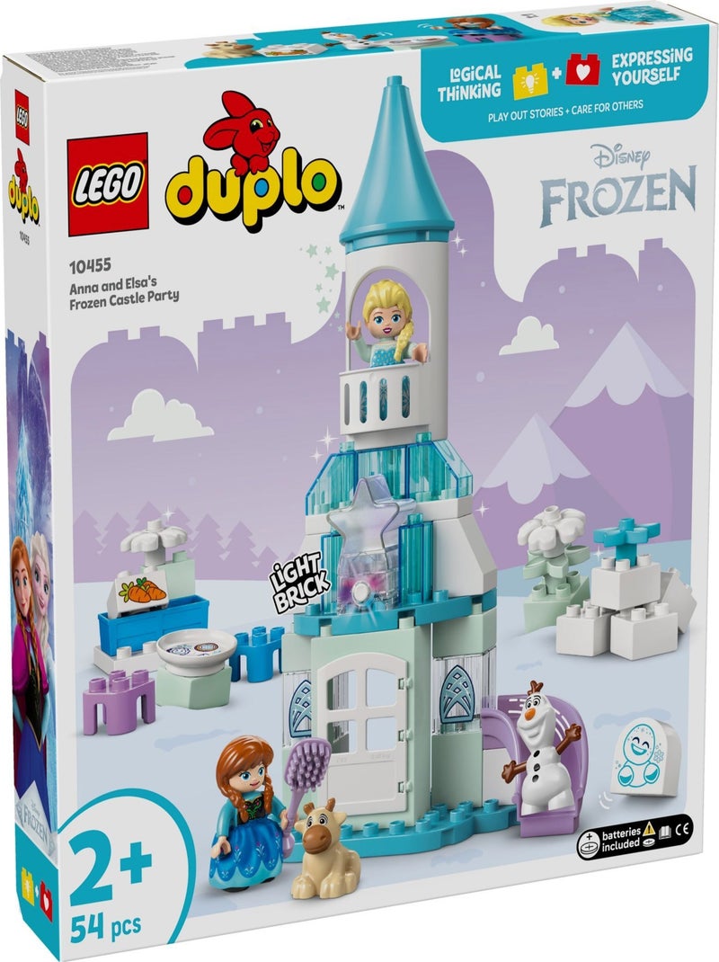 LEGO DUPLO - La Fête d'Anna et Elsa au Château de Glace - 10455 Bleu - Kiabi