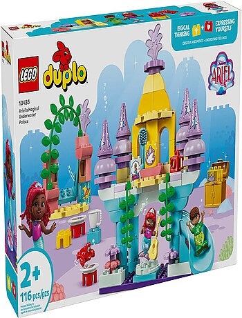 LEGO DUPLO - Le palais sous-marin magique d'Ariel - 10435