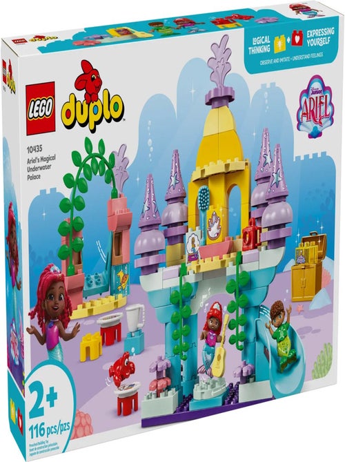 LEGO DUPLO - Le palais sous-marin magique d'Ariel - 10435 - Kiabi