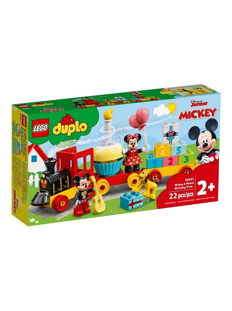 LEGO DUPLO - Le train d'anniversaire de Mickey et Minnie - 10941 Multicolore - Kiabi