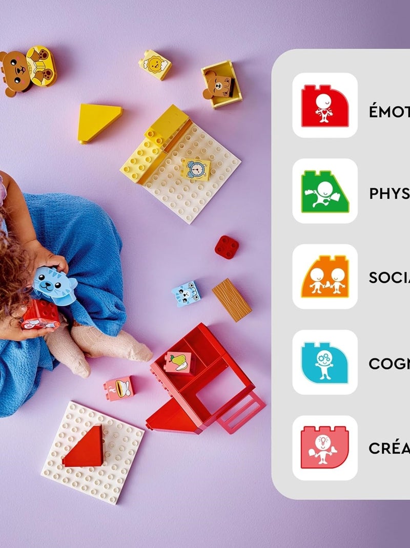 LEGO DUPLO - Mes rituels quotidiens - Le repas et le coucher - 10414 Multicolore - Kiabi