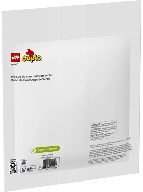 LEGO DUPLO - Plaque de construction verte - 10460 - Kiabi