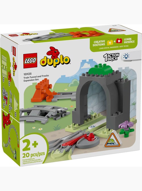 LEGO DUPLO - Set d'extension : Les rails et le tunnel du train - 10425 - Kiabi