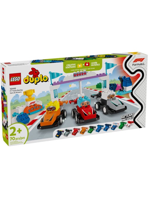 LEGO DUPLO - Voitures de course et pilotes d'une écurie de F1 - 10445 - Kiabi