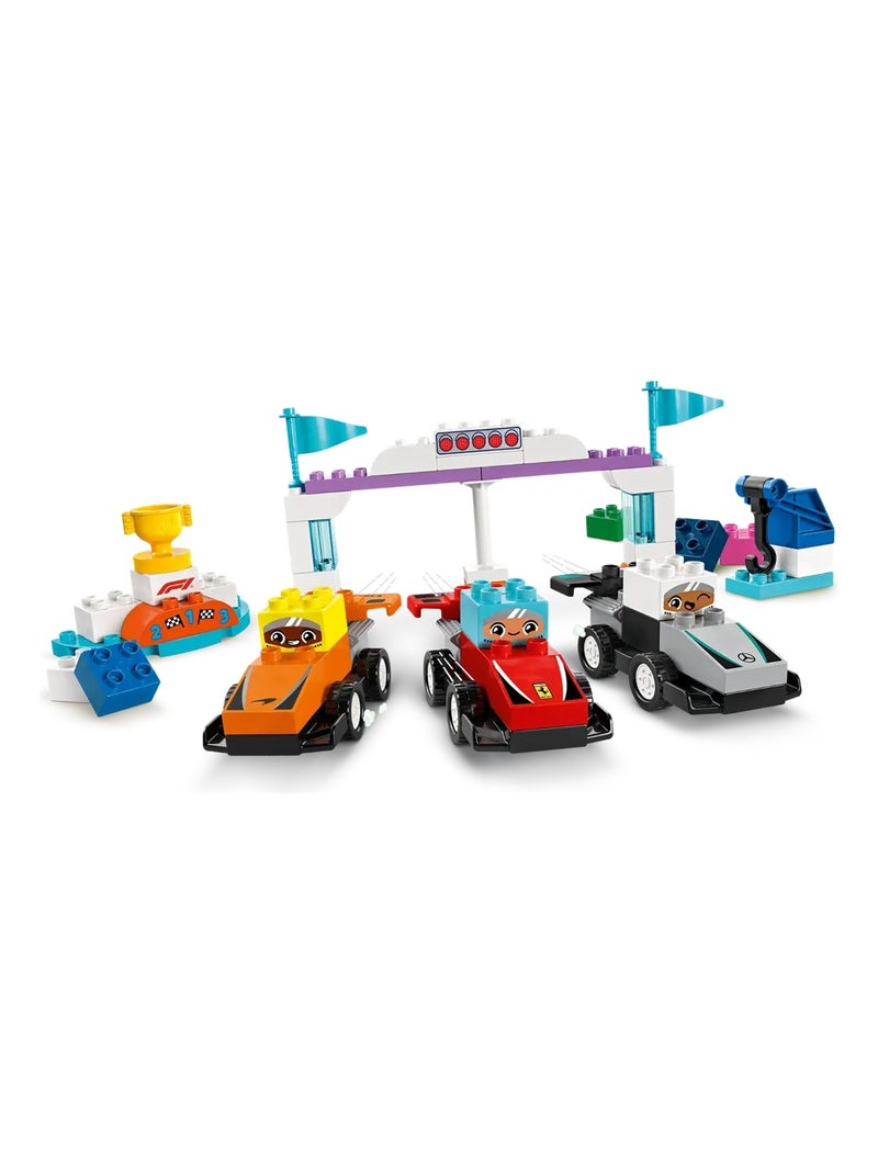 LEGO DUPLO - Voitures de course et pilotes d'une écurie de F1 - 10445 Multicolore - Kiabi