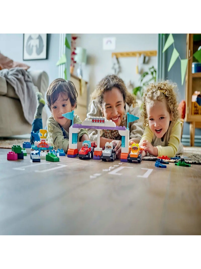LEGO DUPLO - Voitures de course et pilotes d'une écurie de F1 - 10445 Multicolore - Kiabi