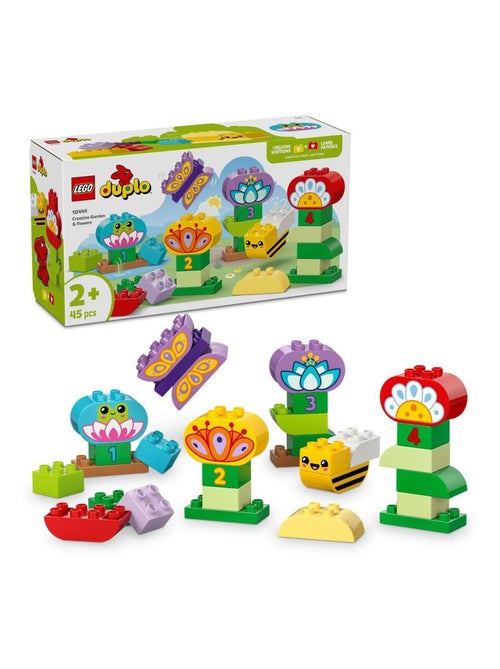 LEGO DUPLO 10444 - Le jardin créatif et les fleurs, 45 pièces, 2-4 ans - Kiabi