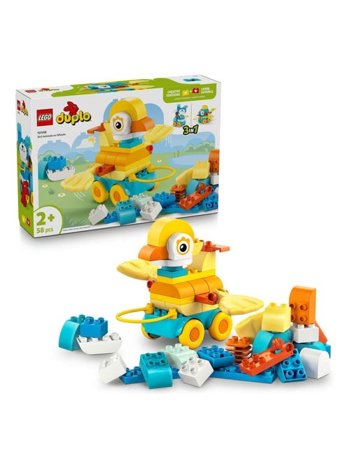 LEGO DUPLO 10448 — Animaux sur roues 3‑en‑1, 58 pièces (2–4 ans) - Kiabi