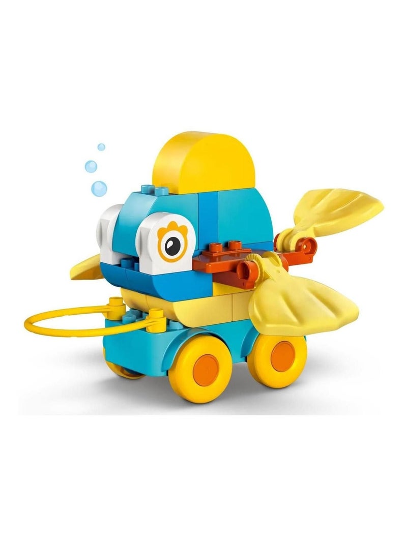 LEGO DUPLO 10448 — Animaux sur roues 3‑en‑1, 58 pièces (2–4 ans) Vert - Kiabi