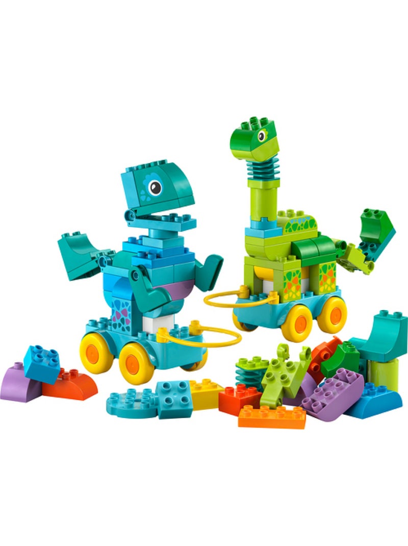 LEGO DUPLO Dinosaures sur roues 3-en-1 10451 Vert - Kiabi