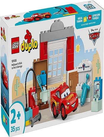LEGO DUPLO Disney et Pixar Cars - La visite de Flash McQueen au garage de Doc (10456)