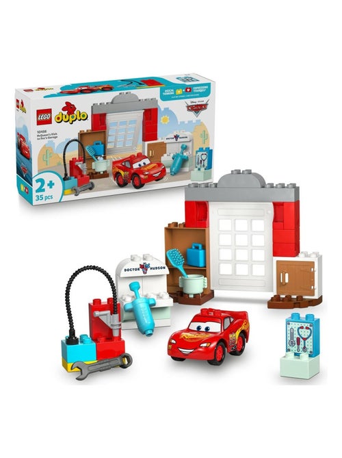 LEGO DUPLO Disney et Pixar Cars - La visite de Flash McQueen au garage de Doc (10456) - Kiabi