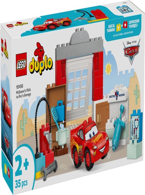 LEGO DUPLO Disney et Pixar Cars - La visite de Flash McQueen au garage de Doc (10456) - Kiabi