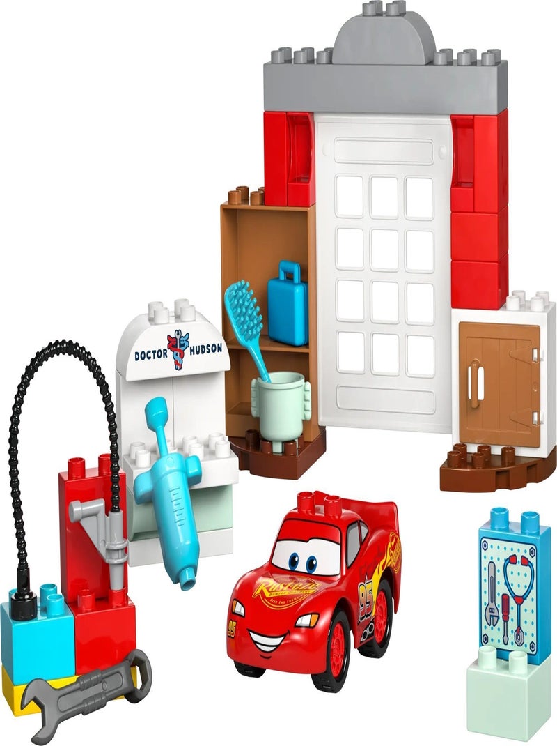 LEGO DUPLO Disney et Pixar Cars - La visite de Flash McQueen au garage de Doc (10456) Multicolore - Kiabi