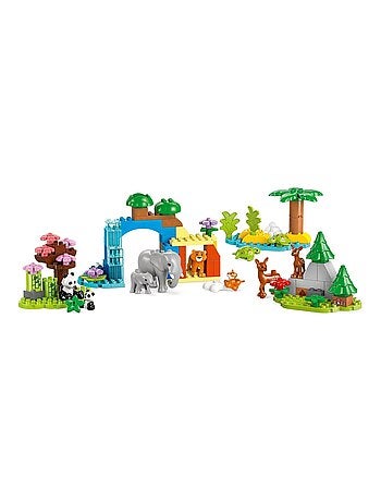 LEGO DUPLO Familles d'animaux sauvages 3-en-1 10446, 92 pièces — dès 2 ans