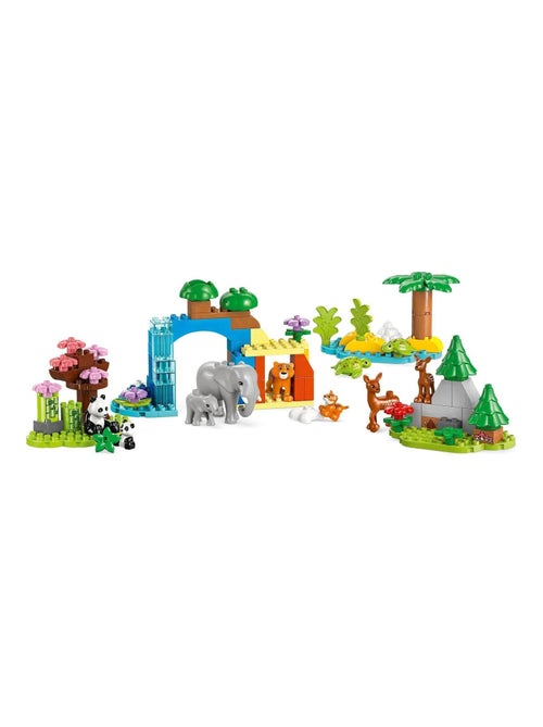 LEGO DUPLO Familles d'animaux sauvages 3-en-1 10446, 92 pièces — dès 2 ans - Kiabi