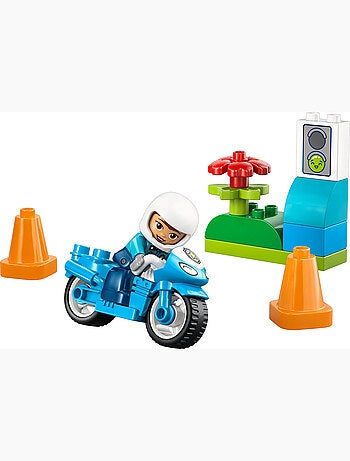 LEGO DUPLO La moto de police bleue 10471