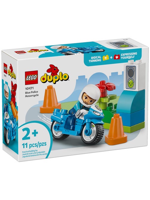 LEGO DUPLO La moto de police bleue 10471 - Kiabi