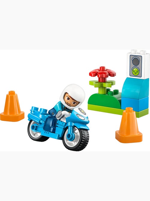 LEGO DUPLO La moto de police bleue 10471 - Kiabi