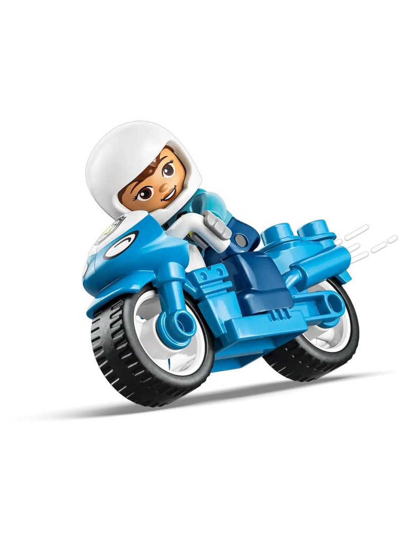 LEGO DUPLO La moto de police bleue 10471 Bleu - Kiabi