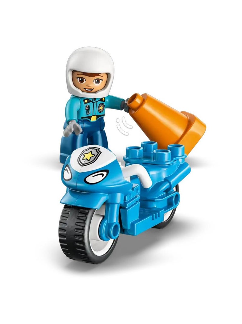 LEGO DUPLO La moto de police bleue 10471 Bleu - Kiabi