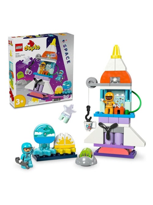 LEGO DUPLO L'aventure en navette spatiale 3-en-1 10422, dès 3 ans - Kiabi