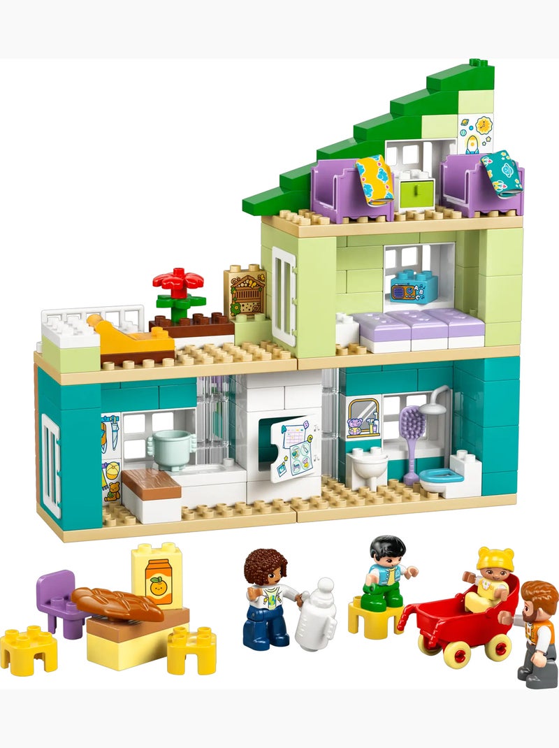 LEGO DUPLO Maison familiale moderne 3-en-1 set 10470 166 pièces Bleu - Kiabi