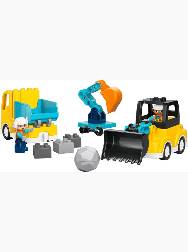 LEGO DUPLO Véhicules de chantier 3-en-1 10475 Vert - Kiabi