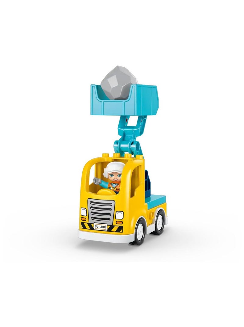 LEGO DUPLO Véhicules de chantier 3-en-1 10475 Vert - Kiabi