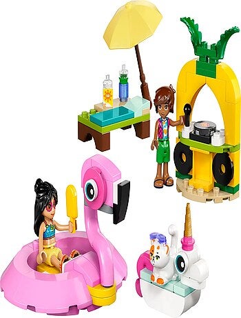 LEGO Friends - Fête Aquatique avec Bouées Licorne et Flamant Rose - 42658