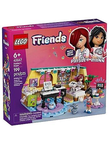 LEGO Friends - La chambre de Paisley (42647) - Set musical et artistique dès 6 ans.