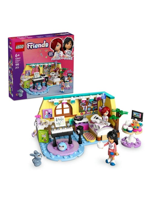 LEGO Friends - La chambre de Paisley (42647) - Set musical et artistique dès 6 ans. - Kiabi