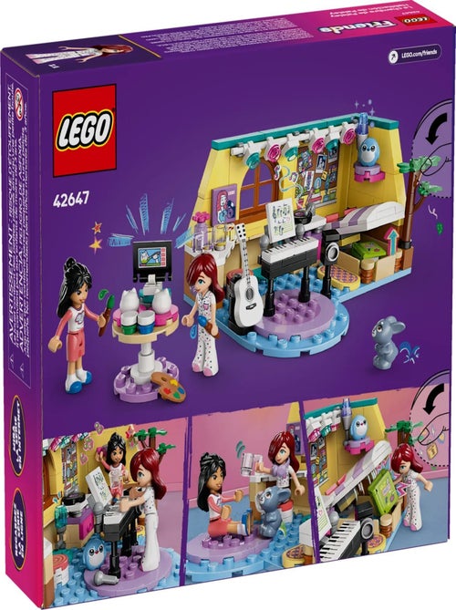 LEGO Friends - La chambre de Paisley (42647) - Set musical et artistique dès 6 ans. - Kiabi