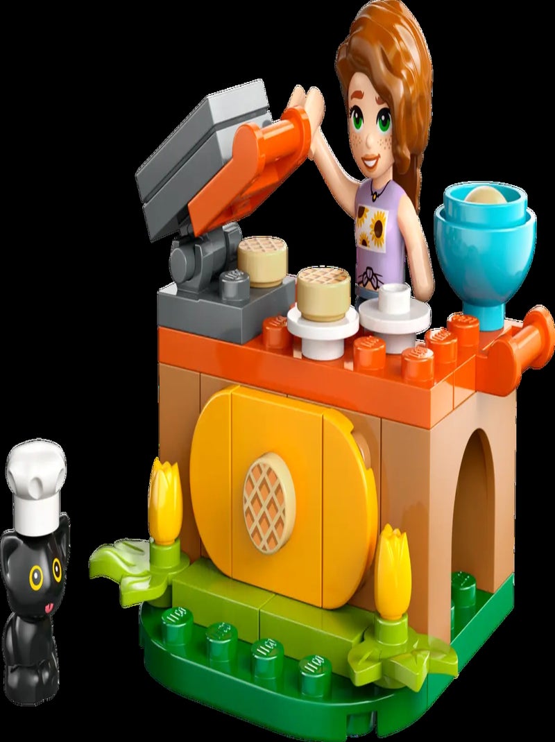 LEGO Friends - Le charmant stand de gaufres d'Autumn (Polybag) 30696 Multicolore - Kiabi