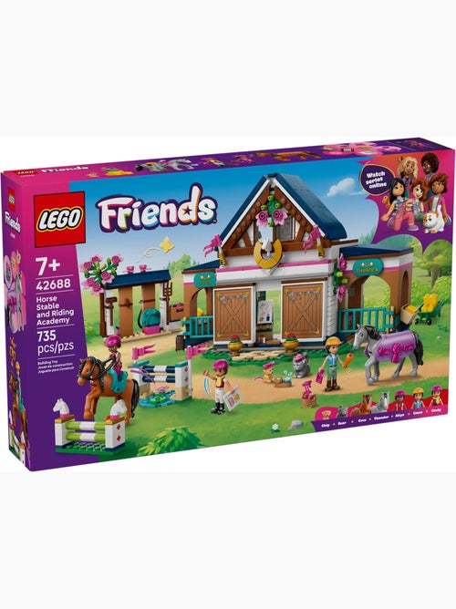 LEGO Friends - L'écurie et l'école d'équitation 42688 - 735 pièces - Kiabi
