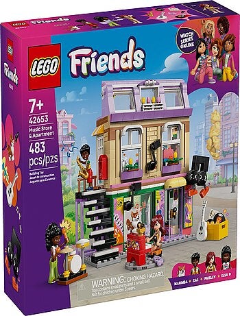 LEGO Friends - Magasin de Musique et Appartement Créatif - 42653