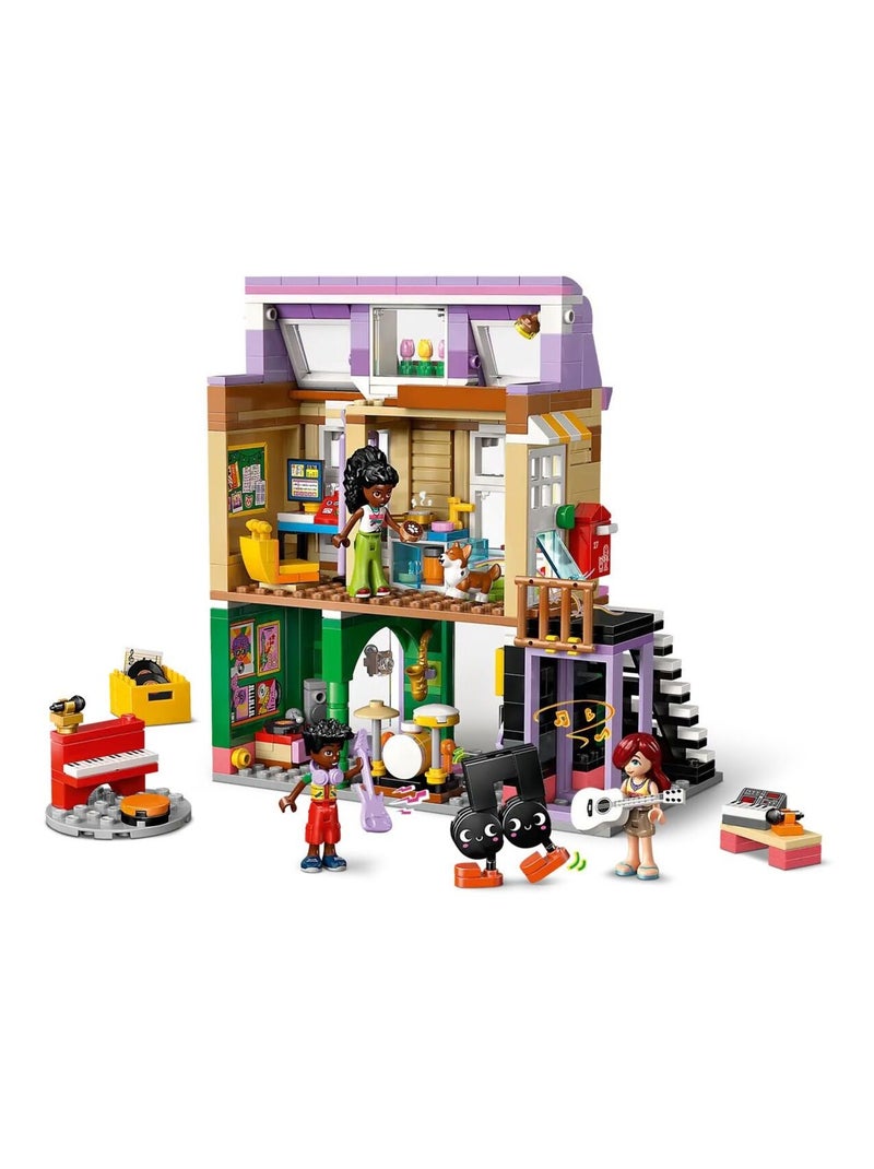 LEGO Friends - Magasin de Musique et Appartement Créatif - 42653 Bleu - Kiabi