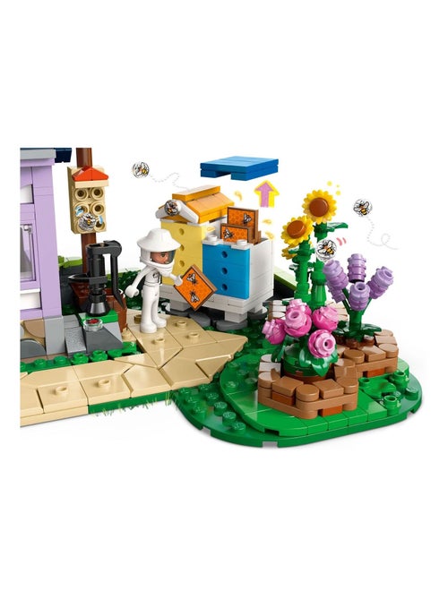 LEGO Friends - Maison des Apiculteurs et Jardin Fleuri - Set de Construction 42669 - Kiabi