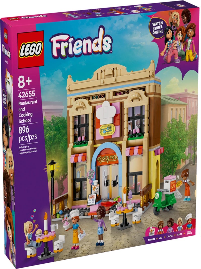 LEGO Friends - Restaurant et École de Cuisine - 42655 Pour Petits Chefs Violet - Kiabi