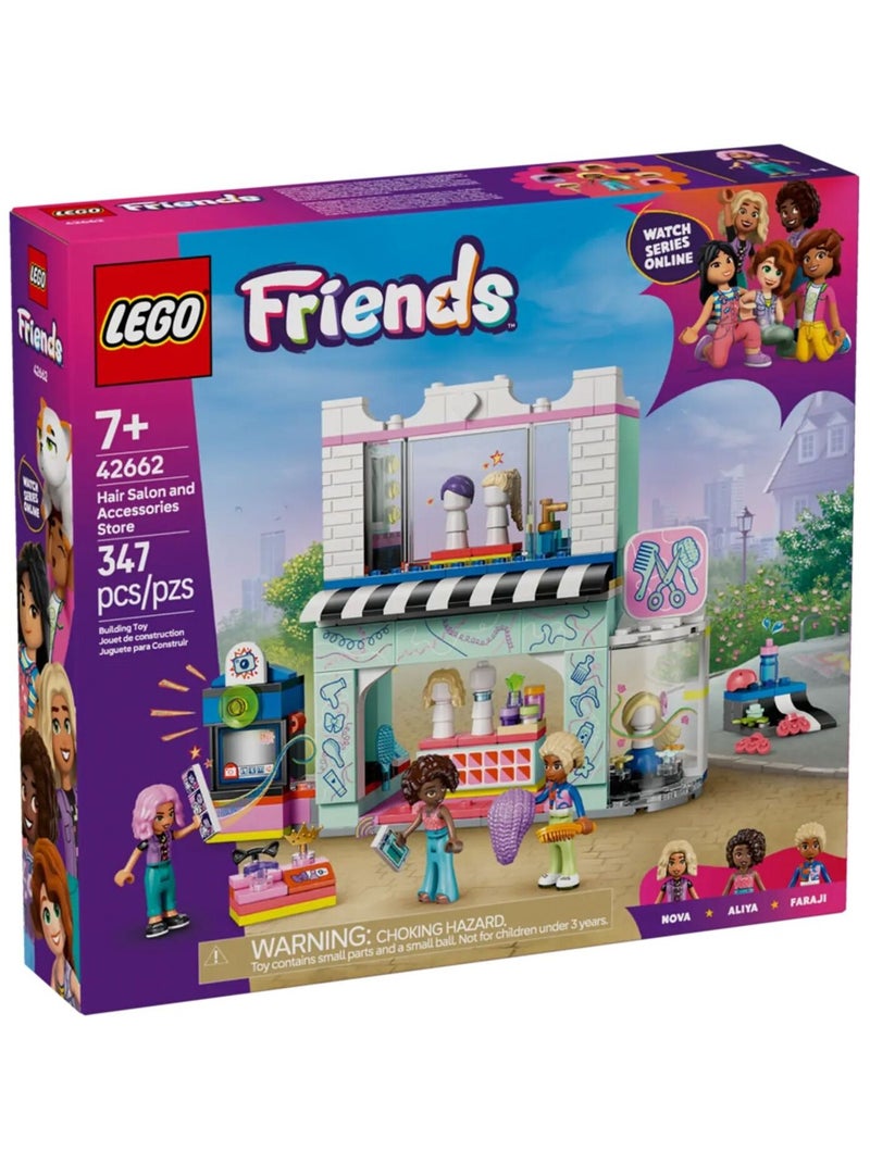LEGO Friends - Salon de Coiffure et Boutique d'Accessoires - 42662 Violet - Kiabi