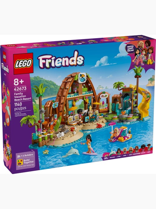 LEGO Friends - Vacances à l'hôtel de la plage - 42673 - Kiabi