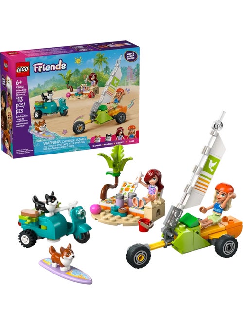 LEGO Friends Chiens surfeurs et aventures en scooter - 42641 - Kiabi