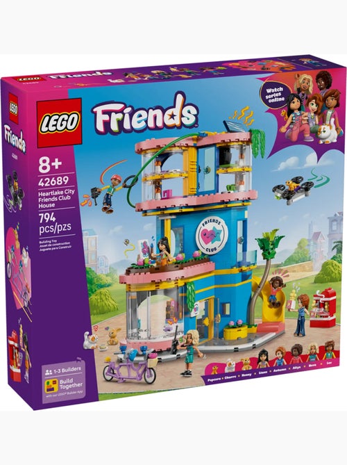 LEGO Friends Club-house Heartlake City 42689, 794 pièces - Kiabi