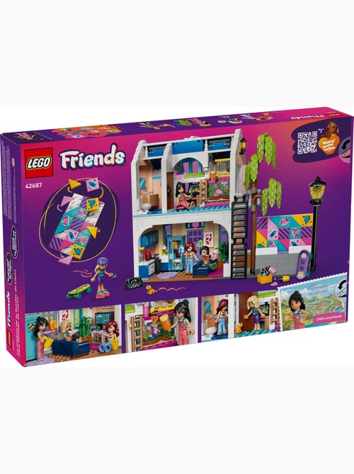LEGO Friends La maison familiale de Liann 42687, 946 pièces, 4 mini-poupées - Kiabi