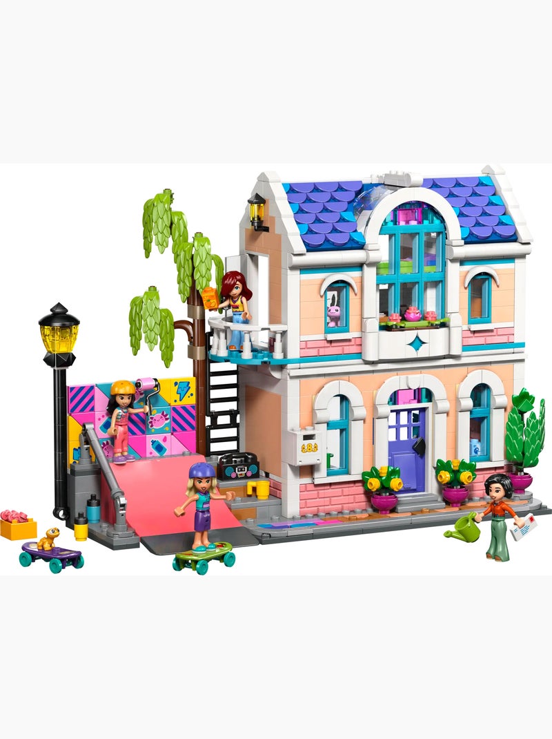 LEGO Friends La maison familiale de Liann 42687, 946 pièces, 4 mini-poupées Bleu - Kiabi